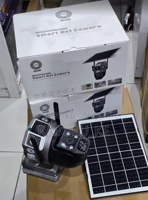 V380Pro Dual Lens 4G Solar CCTV Camera