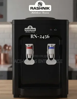 Rashnik Black Table Top Hot & Normal Water Dispenser