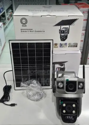 V380 Pro Outdoor Solar 4G PTZ Camera