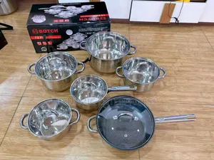 Botch 12pc Stainless Steel Cookware Set
