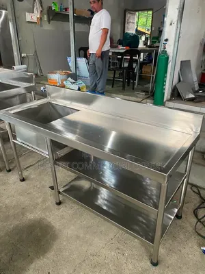 King Stainless Steel Sink with Working Area