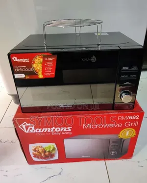 Ramtons 20L Digital Microwave na Grill RM-682 (Black Glass)
