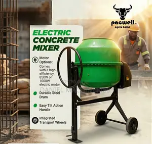 Pacwell Electric Concrete Mixer - Mpya Kabisa