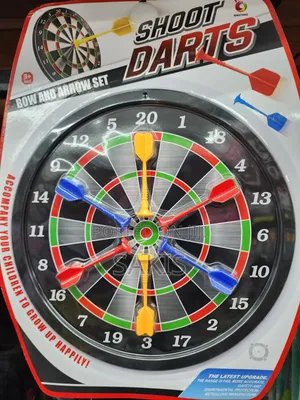 Magnetic Dartboard and Bow & Arrow Set for Kids