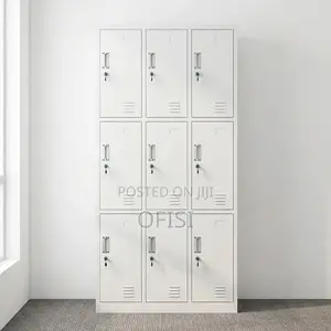 9-Compartment Office Locker Cabinet