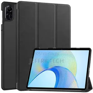 Honor X8a Tab Folio Case - Smart Flip Cover, Black
