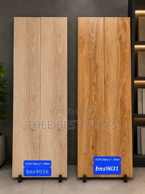 Wood Print Tiles - Rangi ya Mwaloni Mwepesi
