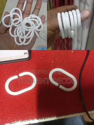 Pete Nyeupe za Plastiki za Pazia la Bafu za Oval (12)