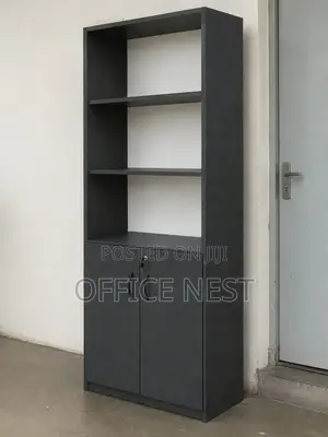 Office Storage Cabinet with Lockable Doors & Shelves