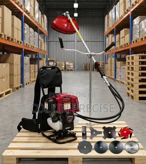 Dodge USA Backpack Brush Cutter (4-Stroke) with 8 Blades