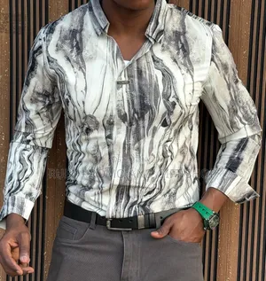 Premium Comfy Shati la Mikono Mirefu la Wanaume bila Vitufe