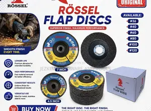 Rossel Flap Discs 7" and 4.5"