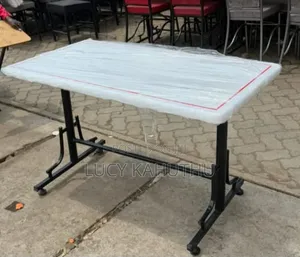 Red Strip 4x2 Dining Table