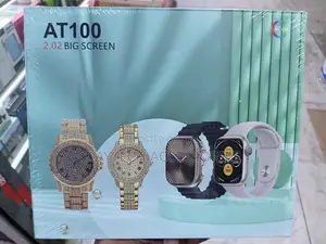 AT100 Couple's Smart Watch Gift Set