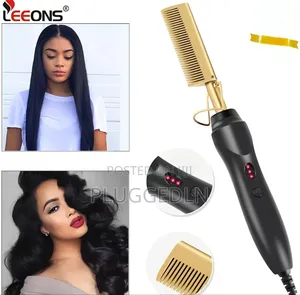 Adjustable Electric Hot Comb for Natural Hair & Wigs