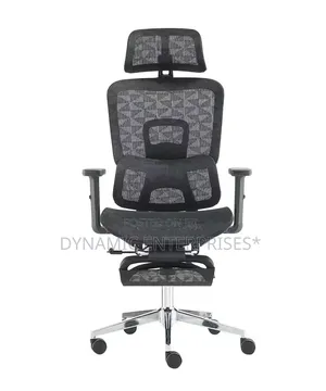 Kiti cha Ofisi cha Ergonomic chenye Headrest & Footrest