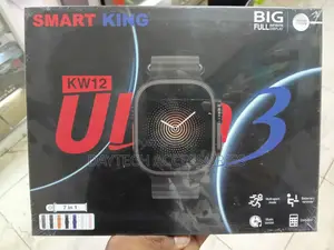 Smart King KW12 U10 7-in-1 Smartwatch Set - Black