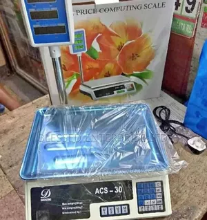 Mashine ya Kupimia ya Kibiashara ya Rechargeable 30kg