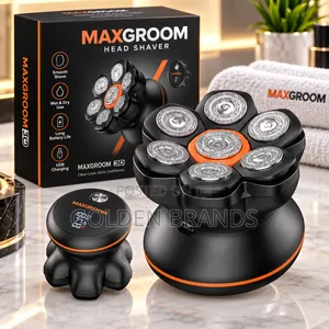 Pro MAXGROOM 7D Head Shaver kwa Wanaume Wote, Razi ya Umeme Isiyo na Maji