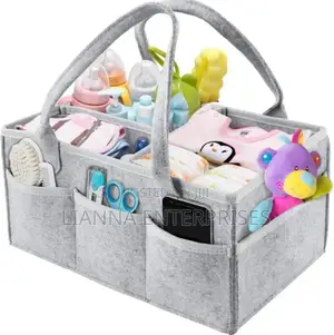 Diaper Caddy Bag Organizer - Grey