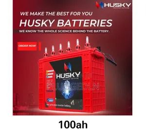Husky 100Ah Tall Tubular Inverter & Solar Battery