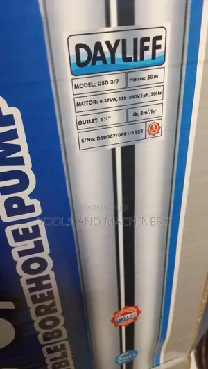 Dayliff 0.5hp Submersible Water Pump Mpya