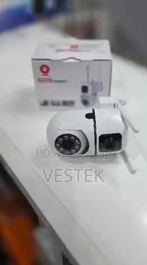 Kamera ya V380 Pro Dual Lens Dual Screen Wi-Fi ya Ndani PTZ