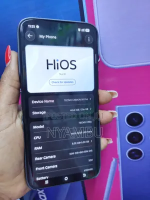 Tecno Camon 50 Pro 256GB Kijivu