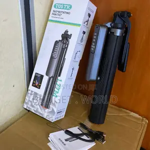 T05 1.77m 360° Rotating Selfie Stick Tripod