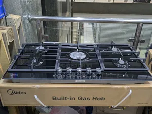 Midea 90cm Gas Hob ya Stainless Steel MG90GQ095AL1B-BS
