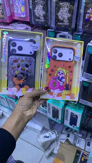 iPhone 17 Pro Max Cases: Orange Sailor Moon & Black Pluto