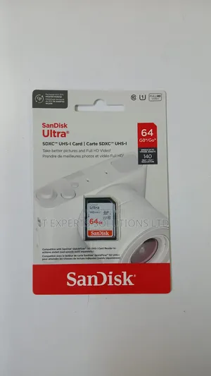 Kadi ya SanDisk Ultra 64GB SDXC UHS-I (Class 10)