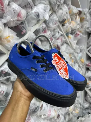 Red/Blue Vans Shoes