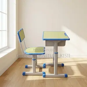 Kiti na Meza ya Kusomea ya Watoto Ergonomic Zenye Rangi
