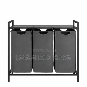 40L Laundry Hamper Basket Sorter with Shelf