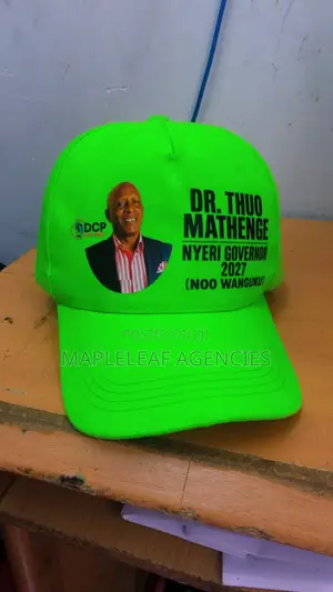 Printed Campaign Caps - Green
