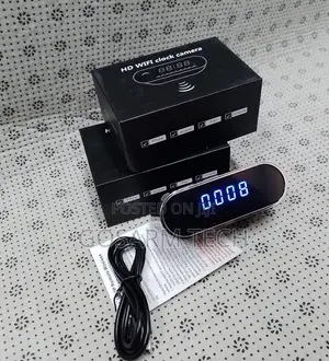 Hidden Spy Camera Digital Table Clock - Full HD 1080P Wi-Fi