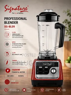 Signature 1600W Commercial Blender 2L