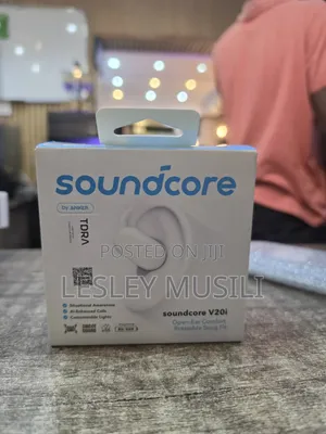 Anker Soundcore V20i Earbuds za Open Ear - Nyeupe