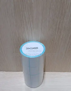 Karatasi ya Kibandiko cha Barcode cha Thermal 38x25mm