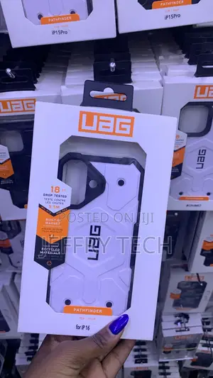 Urban Armor Gear MagSafe Rugged Case for iPhone 16 - White