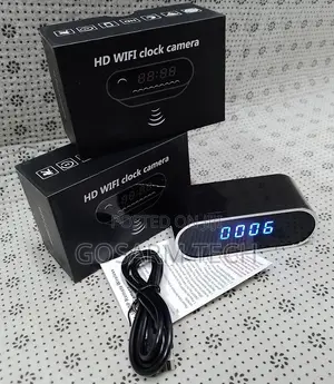 Spy Table Clock Camera - Wi-Fi Hidden Camera with Live Remote Viewing