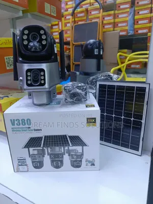 V380 Apex Guard Dual-Lens Solar PTZ System