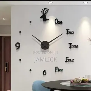 120cm 3D Roman Numeral Acrylic Mirror Wall Clock