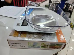Electronic Kitchen Scale yenye Bowl