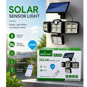 500W Four-Head Solar Sensor Light