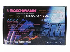 Boschmann EQX-75PRO Graphic Equalizer Car Audio