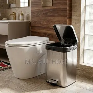 Bathlux 5L Stainless Steel Pedal Bin