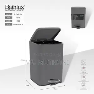 Bathlux 5L Stainless Steel Pedal Bin