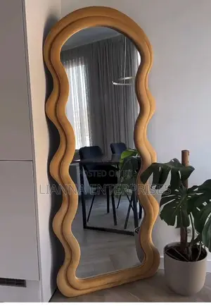 SK Desktop Wavy Mirror - Brand New